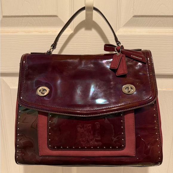 COACH Handbags - COACH POPPY EDITORIAL VICTORIA SATCHEL RARE LIMITED EDITION